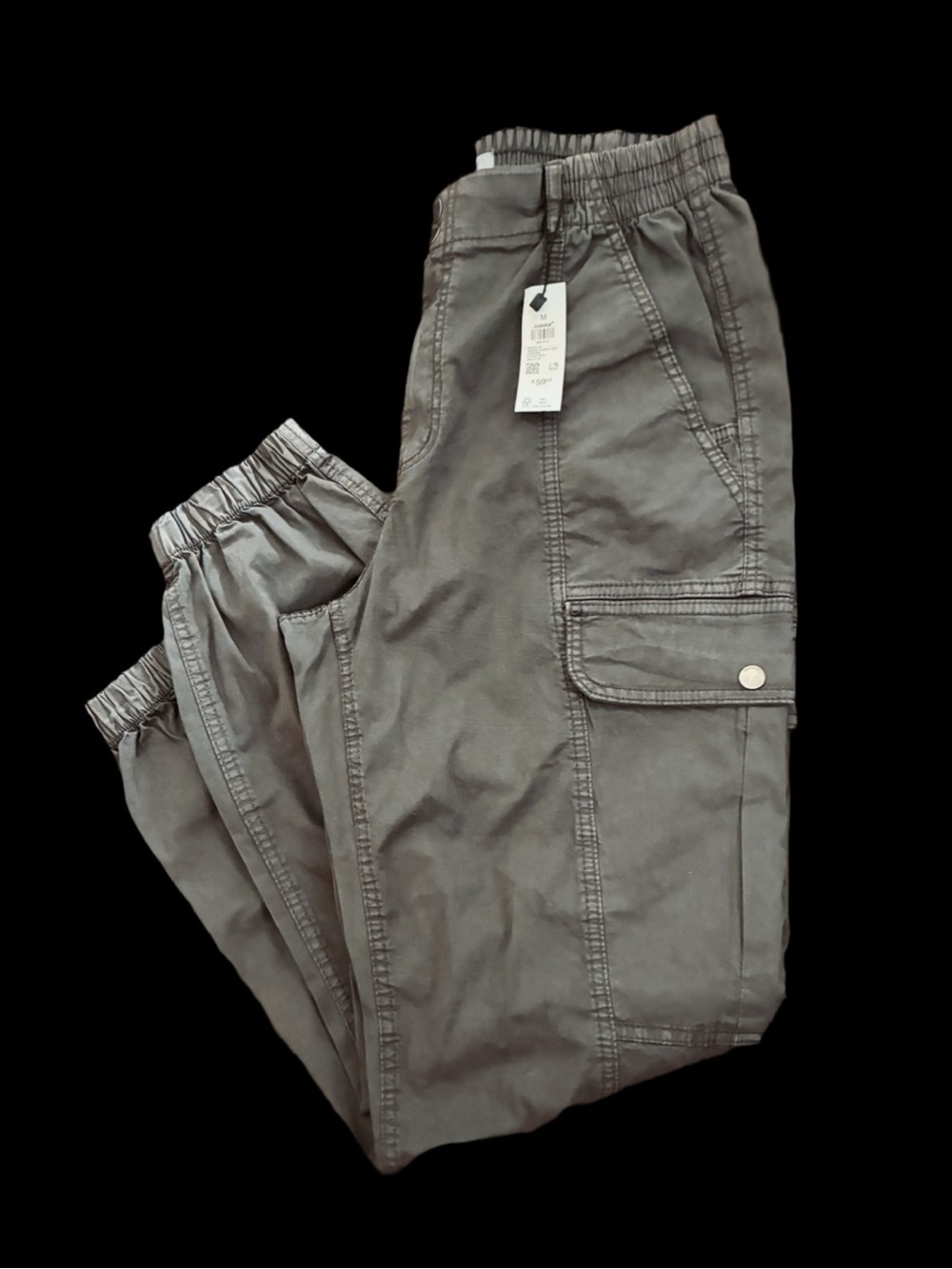Garage Women's Gray Cargo Jogger Pants